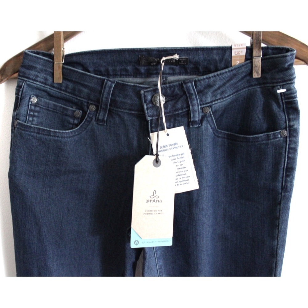 Prana NWT Kara High Rise Jeans in Indigo Blue 26 2 - Picture 4 of 8